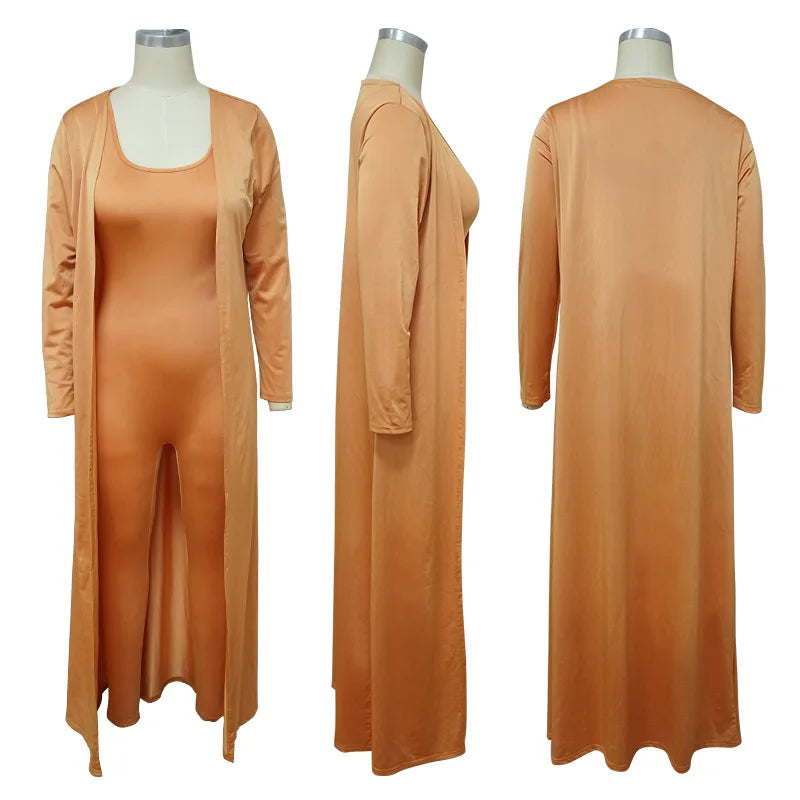 Two Piece Set Women 2 Piece Set Fall Clothes for Women 2020 Long Sleeve Cardigans Jumpsuit 2 Pieces Sets Outfits