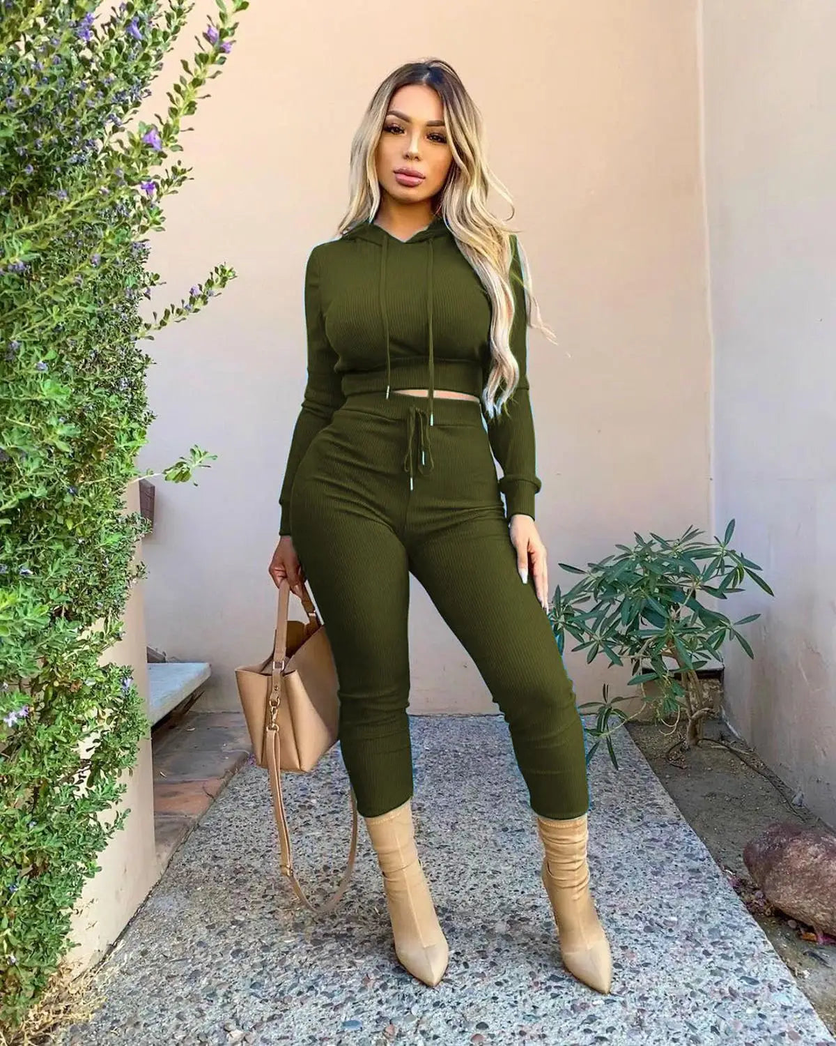 Two Piece Outfits for Women Winter Clothes Tracksuit Women 2 Piece Sets Outfits Long Sleeve Seatshirt Pants