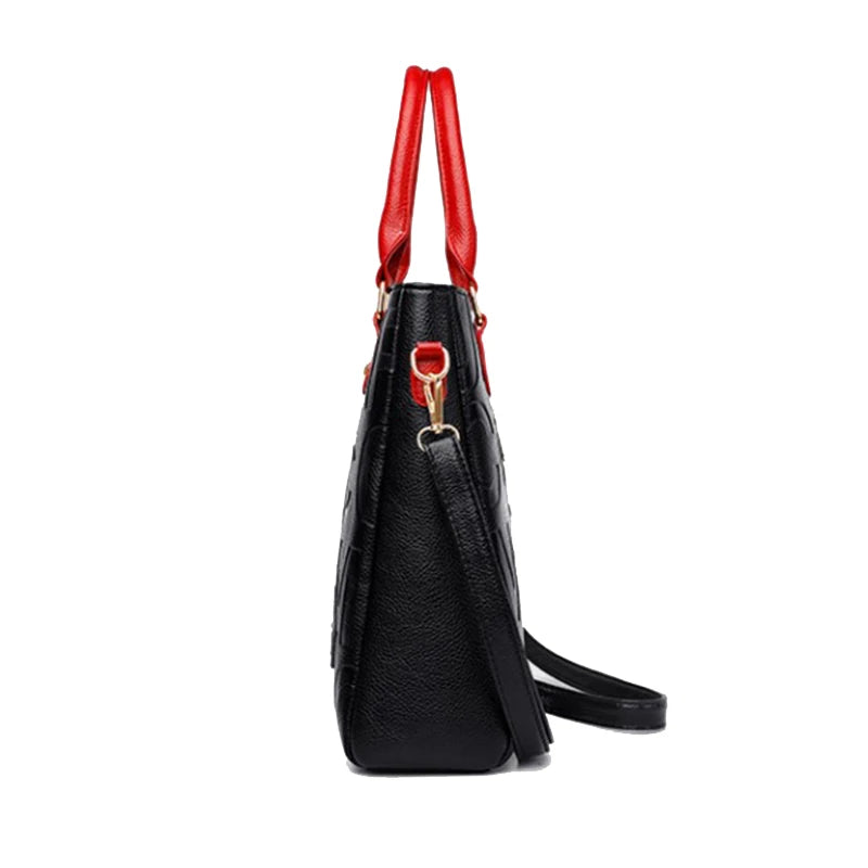 Luxury Designer PU Leather Casual Crossbody Bag for Women Ladies Large Capacity Travel Shoulder Handbag