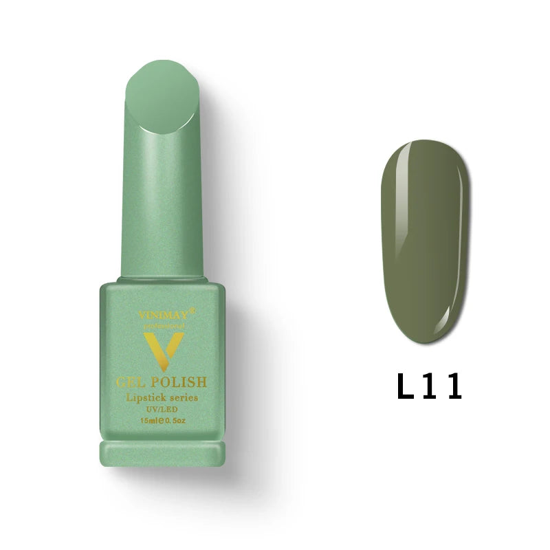 VINIMAY 18 Color Green Gel Nail Polish UV Nail Gel Lak Primer Soak Off Nail Art Design Lacque Nail Gel Varnish Gelpolish