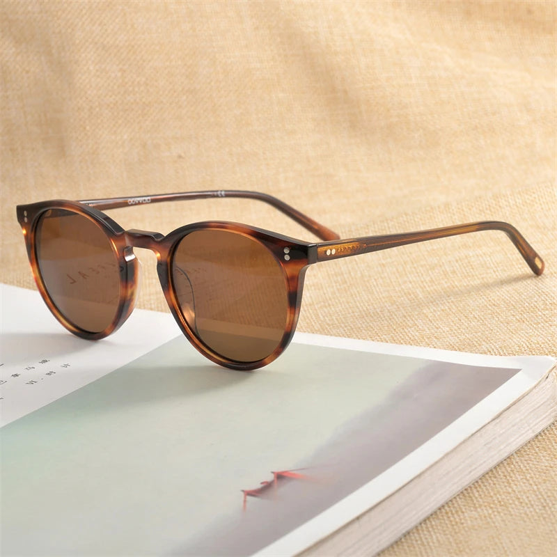 Unisex Classic Sunglasses O'malley Brand Polarized Sunglasses Men Women OV5183 Male Sun Glasses Women Oculos de sol