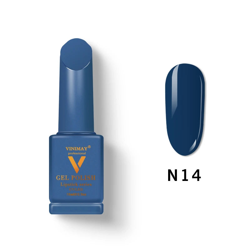 VINIMAY 18 Color Jeans Blue Gel Nail Polish Varnish Nail UV Soak Off Gellak Gelpolish Nail Art Primer Manicure Nails Gel Lacque