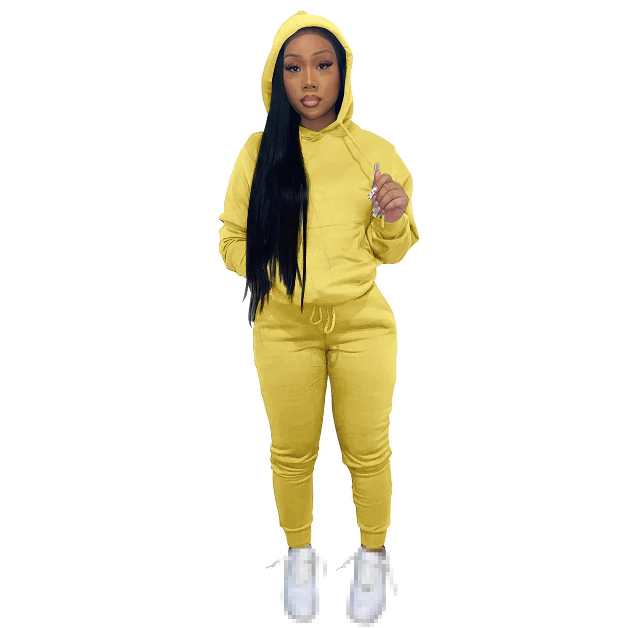 Women's 2-Piece Fall Outfit Set: Stylish Tracksuits and Sweatpants for Wholesale
