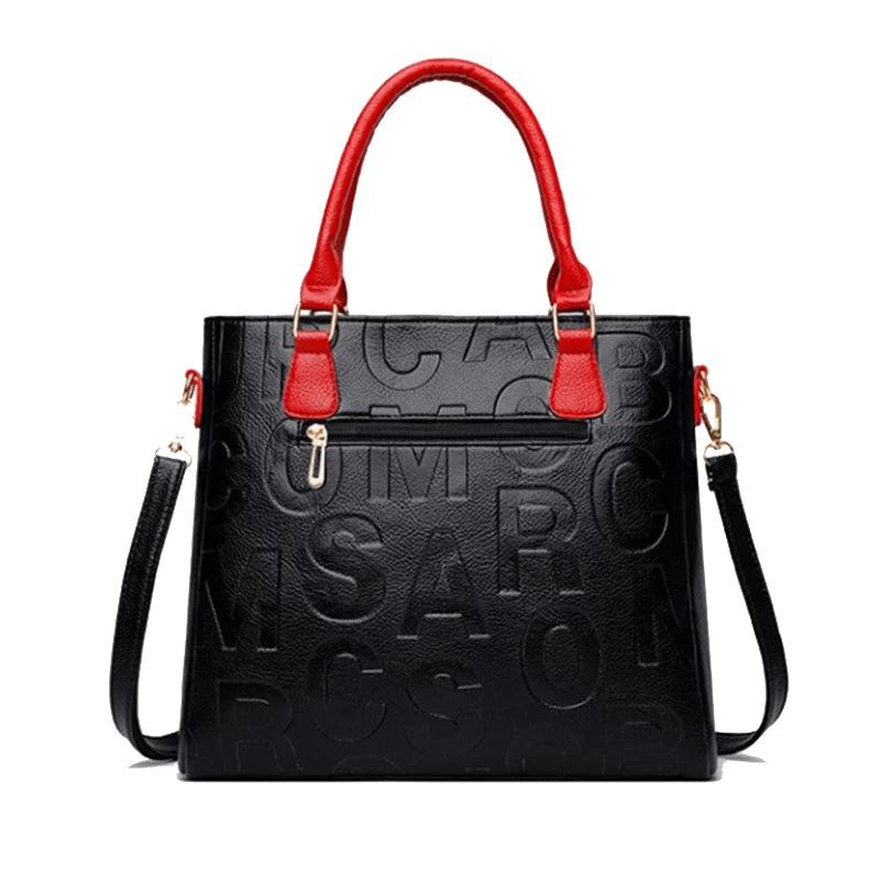 Luxury Designer PU Leather Casual Crossbody Bag for Women Ladies Large Capacity Travel Shoulder Handbag