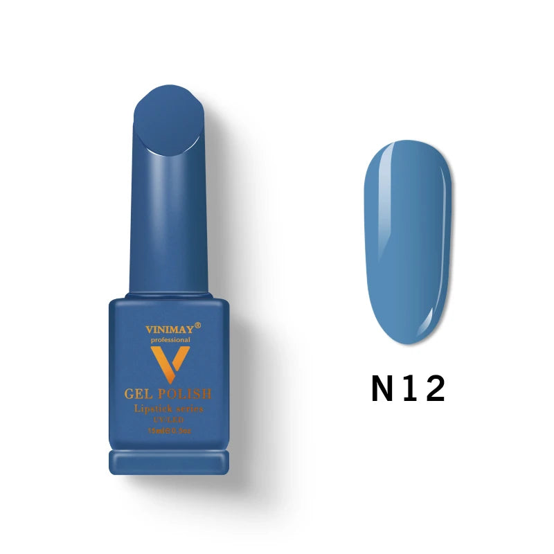 VINIMAY 18 Color Jeans Blue Gel Nail Polish Varnish Nail UV Soak Off Gellak Gelpolish Nail Art Primer Manicure Nails Gel Lacque
