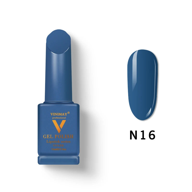 VINIMAY 18 Color Jeans Blue Gel Nail Polish Varnish Nail UV Soak Off Gellak Gelpolish Nail Art Primer Manicure Nails Gel Lacque