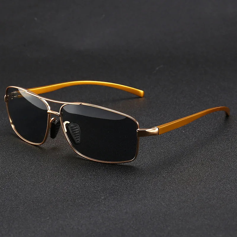 Men Polarized Sunglasses Classic Driving Fishing Sun Glasses Luxury Metal Designer Sunglasses For Man Black Eyewear Oculos Gafas