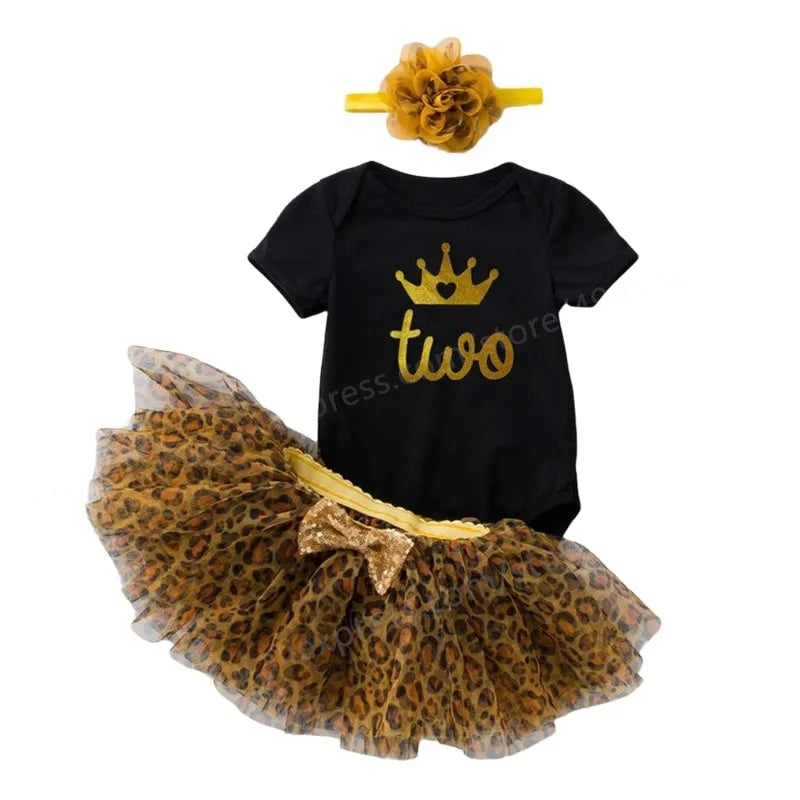 Baby Girls Princess Dress 2nd Birthday Party Dress 2 Year Old Newborn Christening Gown Toddler Kid Christmas Clothing