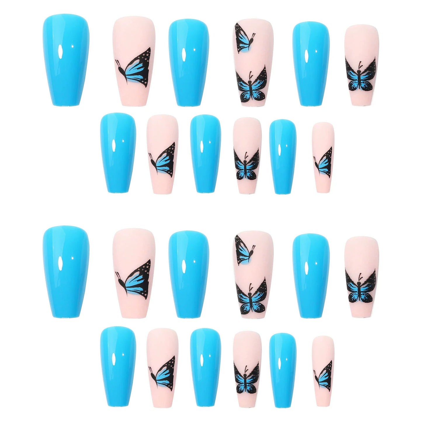 High-End Long Patch Finished Manicure