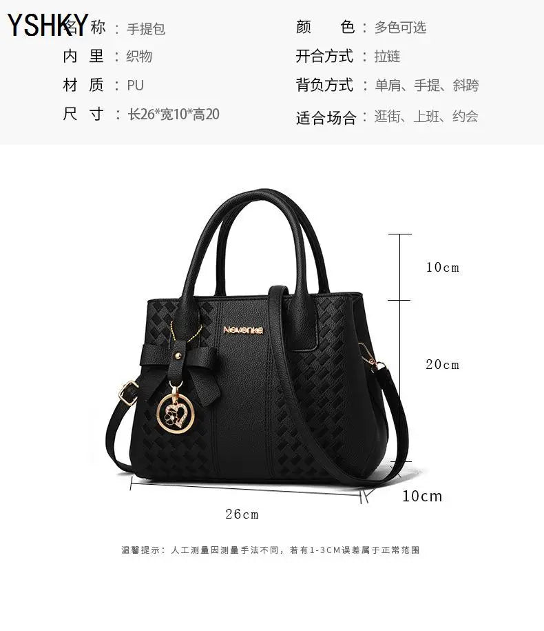 New Woman shoulder bag Large capacity Handbag for Women 2025 Crossbody bag pattern PU Portable bucket bag ladies messenger bags