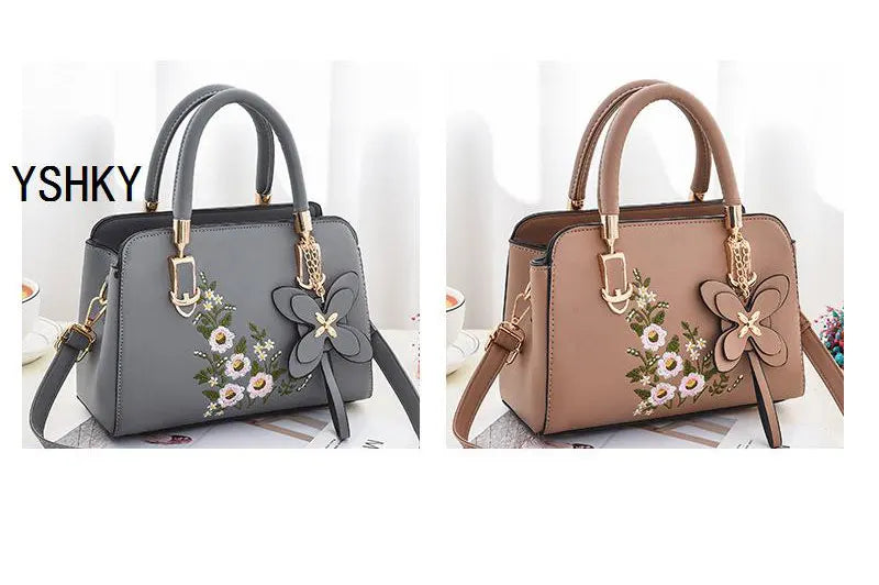 Woman shoulder bag Large capacity Handbag for Women Crossbody bag Lychee pattern Portable bucket bag ladies messenger bags