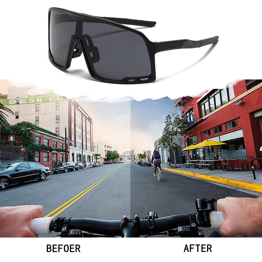 Unisex Polarized Sports Sunglasses - UV Protection, Lightweight & Secure Fit for Driving, Cycling & Fishing - Stylish & Durable