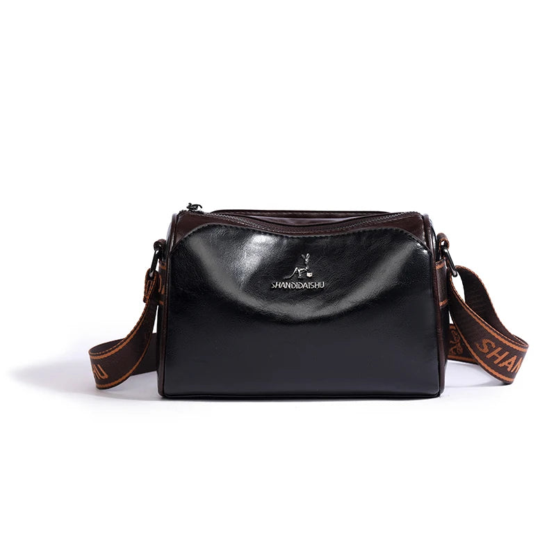 New Fashion Women's Genuine Leather Shoulder Bag Luxury Designer Handbag Brand Crossbody Bolsas For Girl Bags Messenger Bags Sac