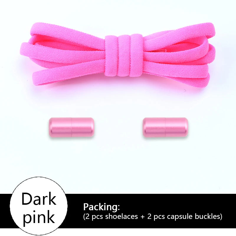 Elastic Shoelaces 21 Color Options No Tie Needed for Sneakers Children and Adults Eye Catching Lazy Shoes Lace Accessories