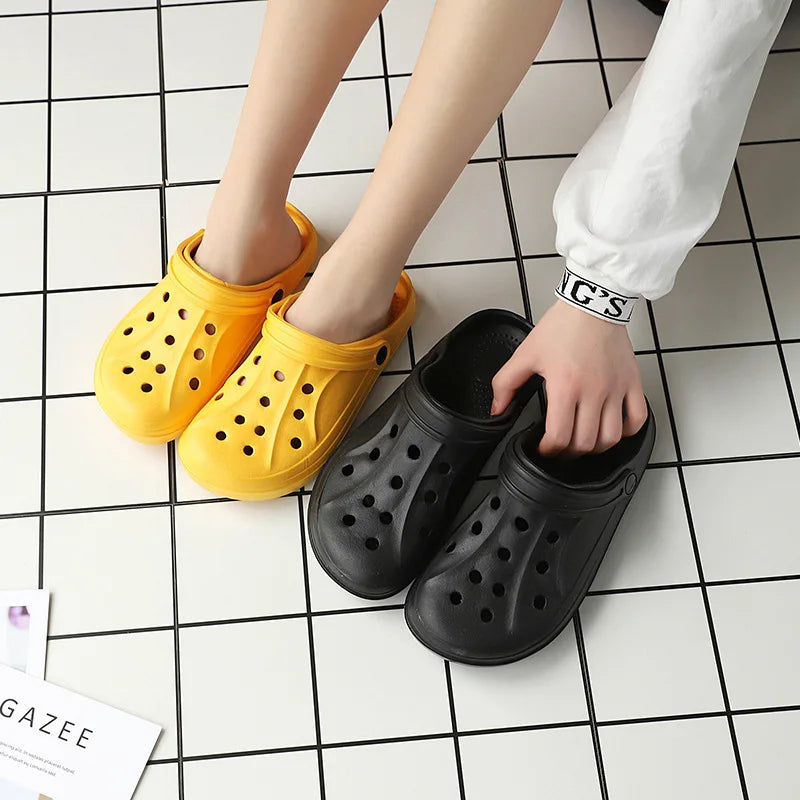 Soft-soled Women Sandals Summer Clogs Ladies Beach Green Shoes EVA Lightweight Sandles Flat Unisex Colorful Shoe Sandalias