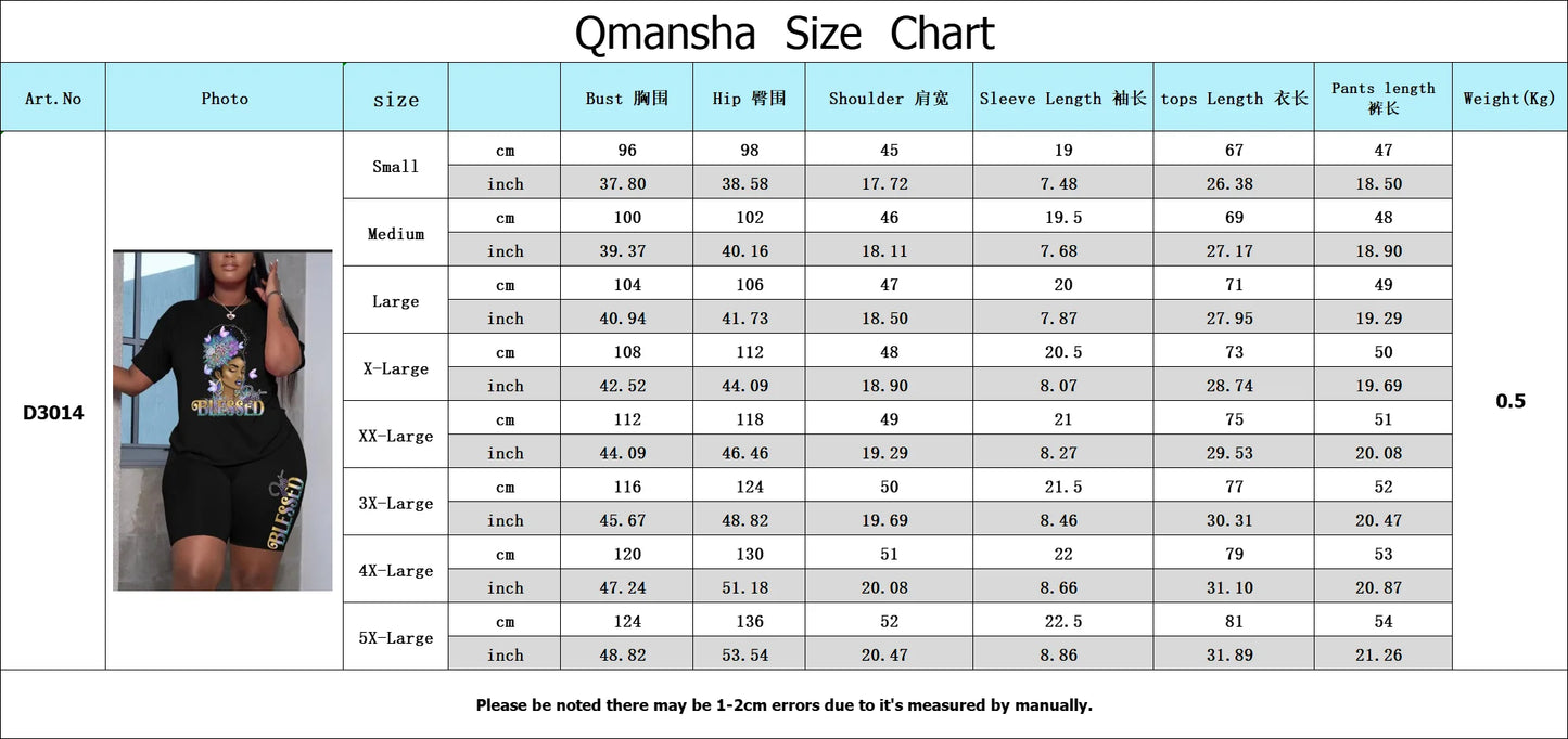 Summer Women Printing Casual T-Shirt Y2k Graphics Top Shorts Set Femme Short Sleeve Two Pieces Set Lady Daily Streetwear Outfits