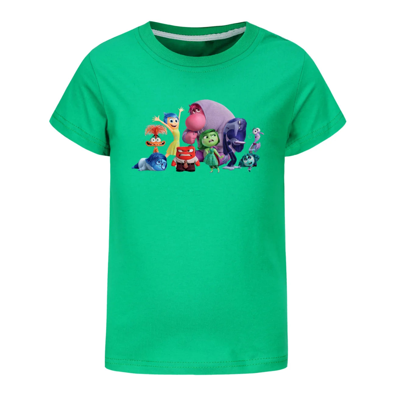 Summer Children's T-Shirt Inside Out 2 Game Theme Short Sleeve Kids Clothing for Boys and Girls Joy and Sadness Design