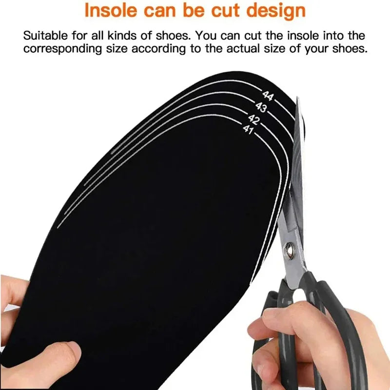 1Pair USB Heating Shoes Insole Quality Winter Warm Insoles for Feet Men Women Electrically Heated Shoe Sole Non Slip Shoe Pads