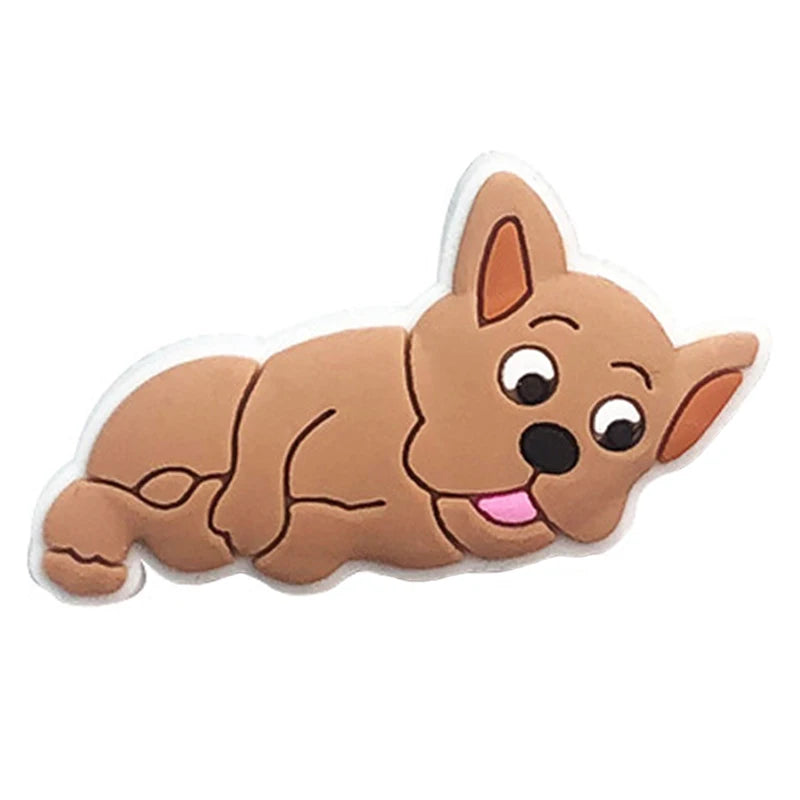 1Pcs Cute Animal Shoe Charm for Crocs Clog Bracelet Wristband Decoration Kids Adults Party Favor Xmas Gifts Accessory