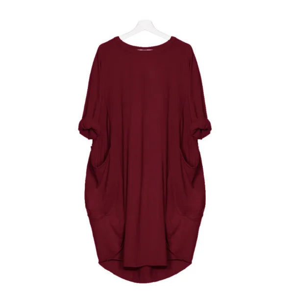 Spring Autumn Long Sleeve Casual Loose Dress Maternity Clothes for Pregnant Women Vestidos Gravidas Lady Dress Pregnancy Dresses