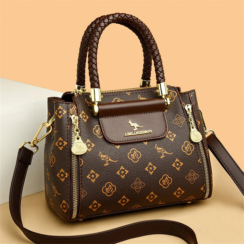 Fashion Crossbody Bags for Women Designer Ladies Purses and Handbags High-quality Soft Leather Women Shoulder Messenger Bags Sac
