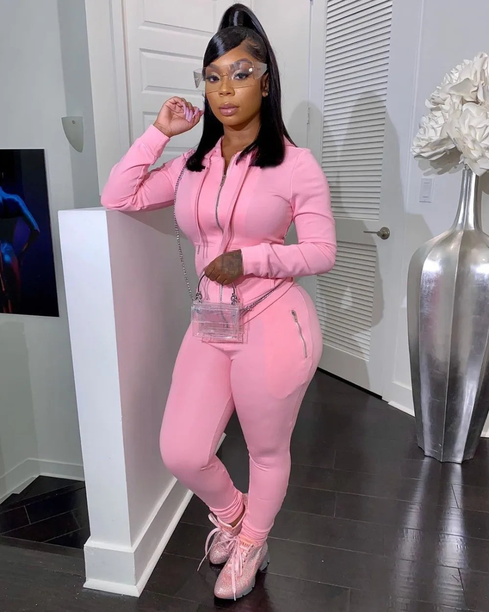 2 piece set women outfits tracksuit long sleeve sweatshirt pants two piece set fall clothes for women hooded outfits wholesale