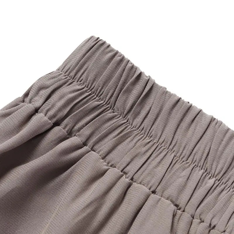 Elegant High Waist Solid Work Trousers ZANZEA Fashion Summer Women Loose Wide Leg Pants Palazzo Oversized Bow Tie Long Pantalon