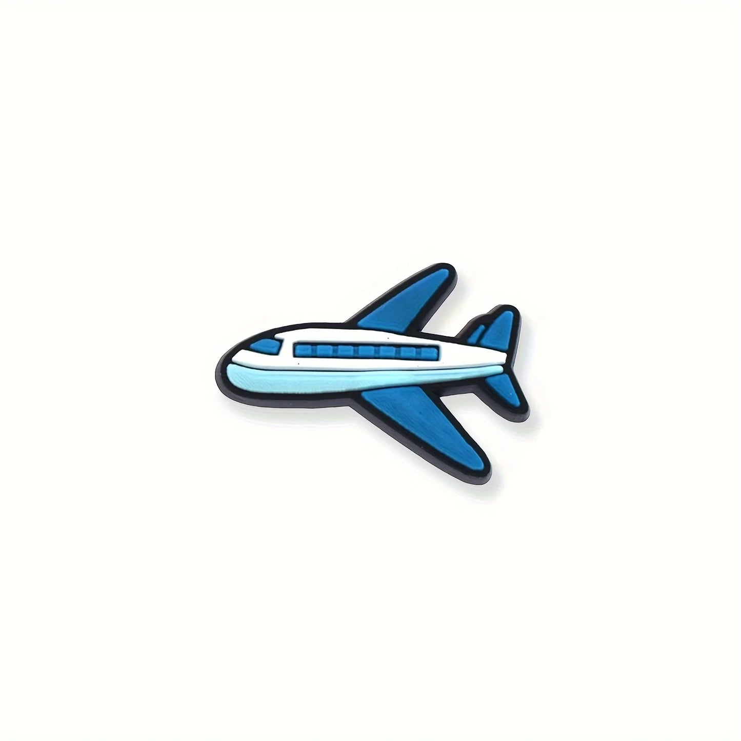 16pcs Crocs Charms Airplane Designs Replacement Ornaments Fun Foam Slipper Accessories for Clog Shoes