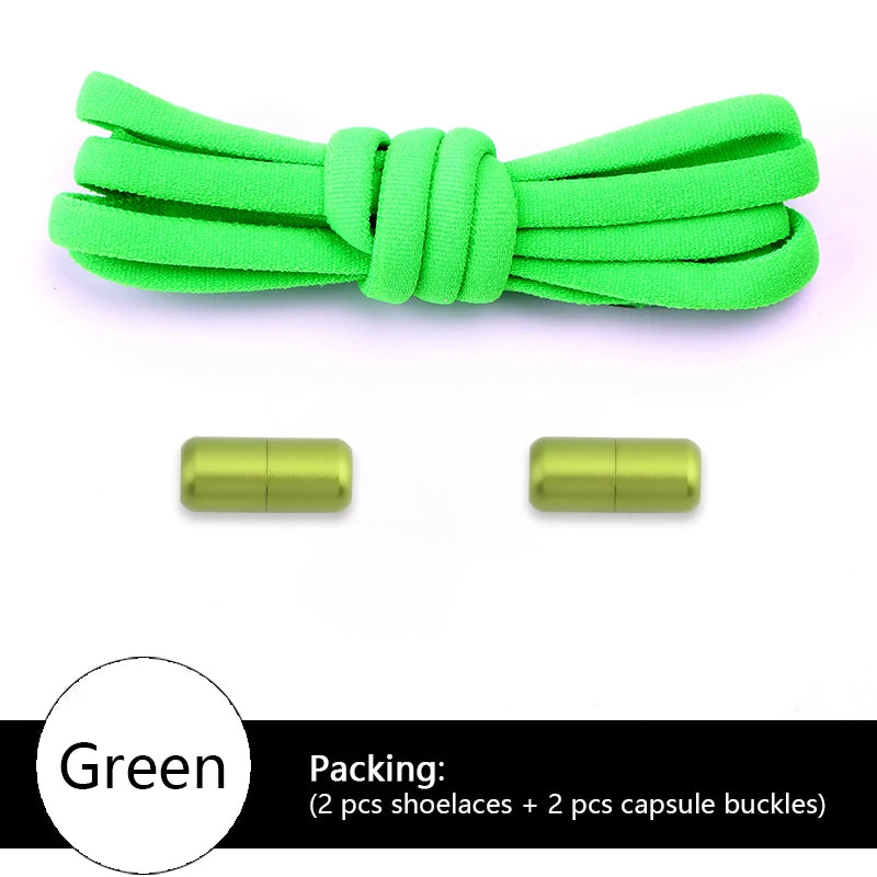 Elastic Shoelaces 21 Color Options No Tie Needed for Sneakers Children and Adults Eye Catching Lazy Shoes Lace Accessories