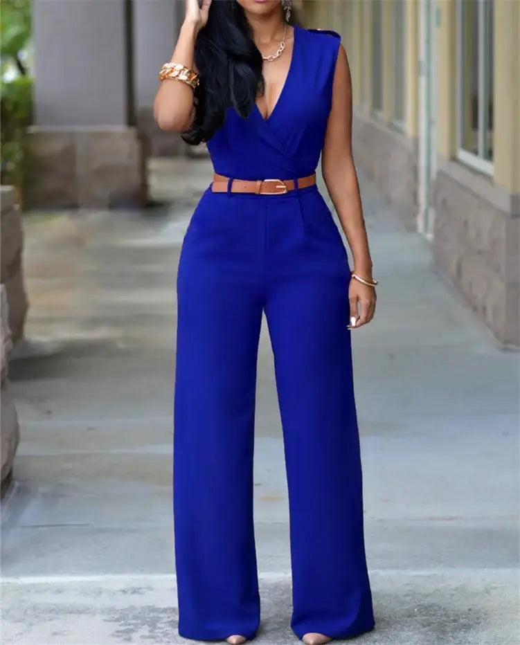 Newly Women Jumpsuit Lady Sleeveless Romper Bodysuit Bodycon Party Streetwear Outfit Clothes Party Playsuit