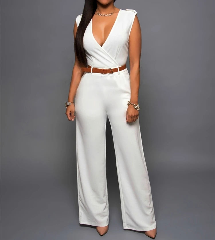 Newly Women Jumpsuit Lady Sleeveless Romper Bodysuit Bodycon Party Streetwear Outfit Clothes Party Playsuit