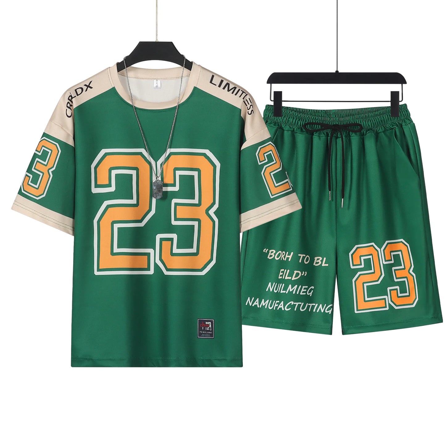 Lounge wear Men's Sports Suit High Quality Breathable Basketball T-shirts and Shorts Two Piece Set 23 Jersey Set Men Clothes 2024 New