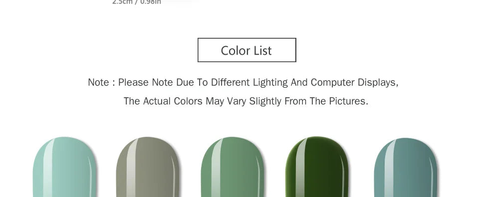 VINIMAY 18 Color Green Gel Nail Polish UV Nail Gel Lak Primer Soak Off Nail Art Design Lacque Nail Gel Varnish Gelpolish