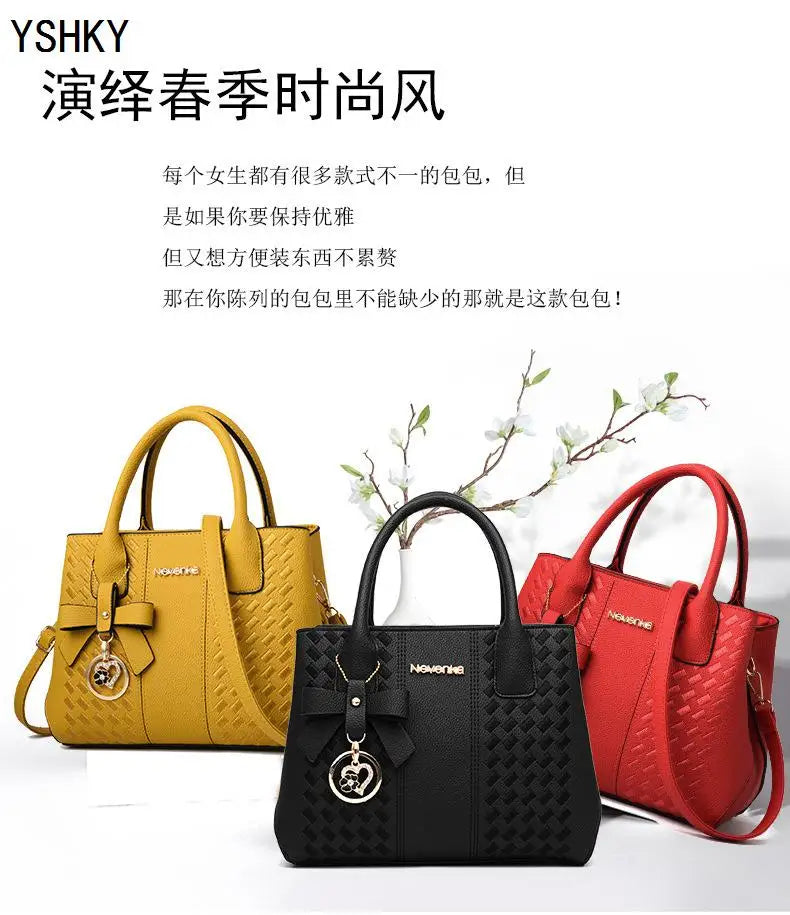 New Woman shoulder bag Large capacity Handbag for Women 2025 Crossbody bag pattern PU Portable bucket bag ladies messenger bags