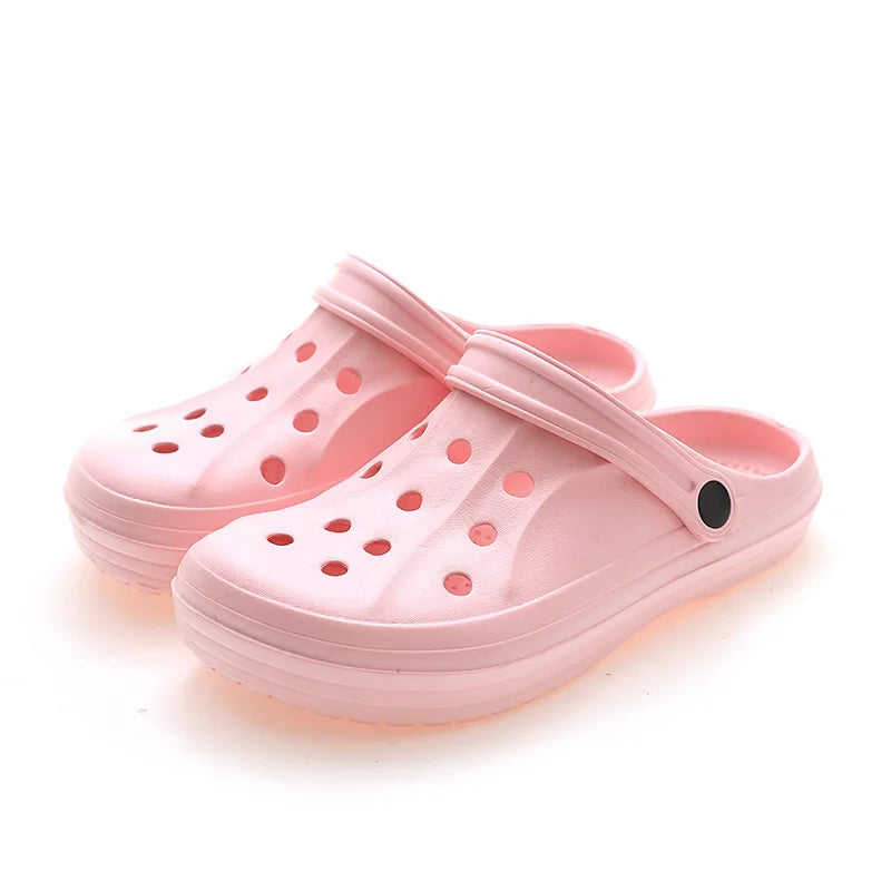 Soft-soled Women Sandals Summer Clogs Ladies Beach Green Shoes EVA Lightweight Sandles Flat Unisex Colorful Shoe Sandalias
