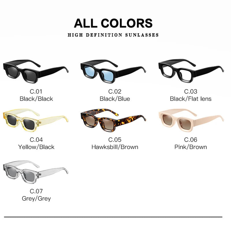 New Retro Polarized Sunglasses Men Women 2024 Fashion Punk Designer Sunglasses Vintage Shades UV400 Eyewear gafas de sol hombre