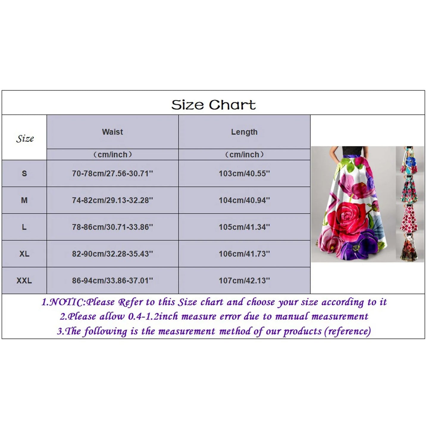 Bohemian Long Skirts For Women Swing Beach Maxi Skirt Boho Floral Print Skirts With Pockets High Waisted A Line Flowy Skirt 롱스커트