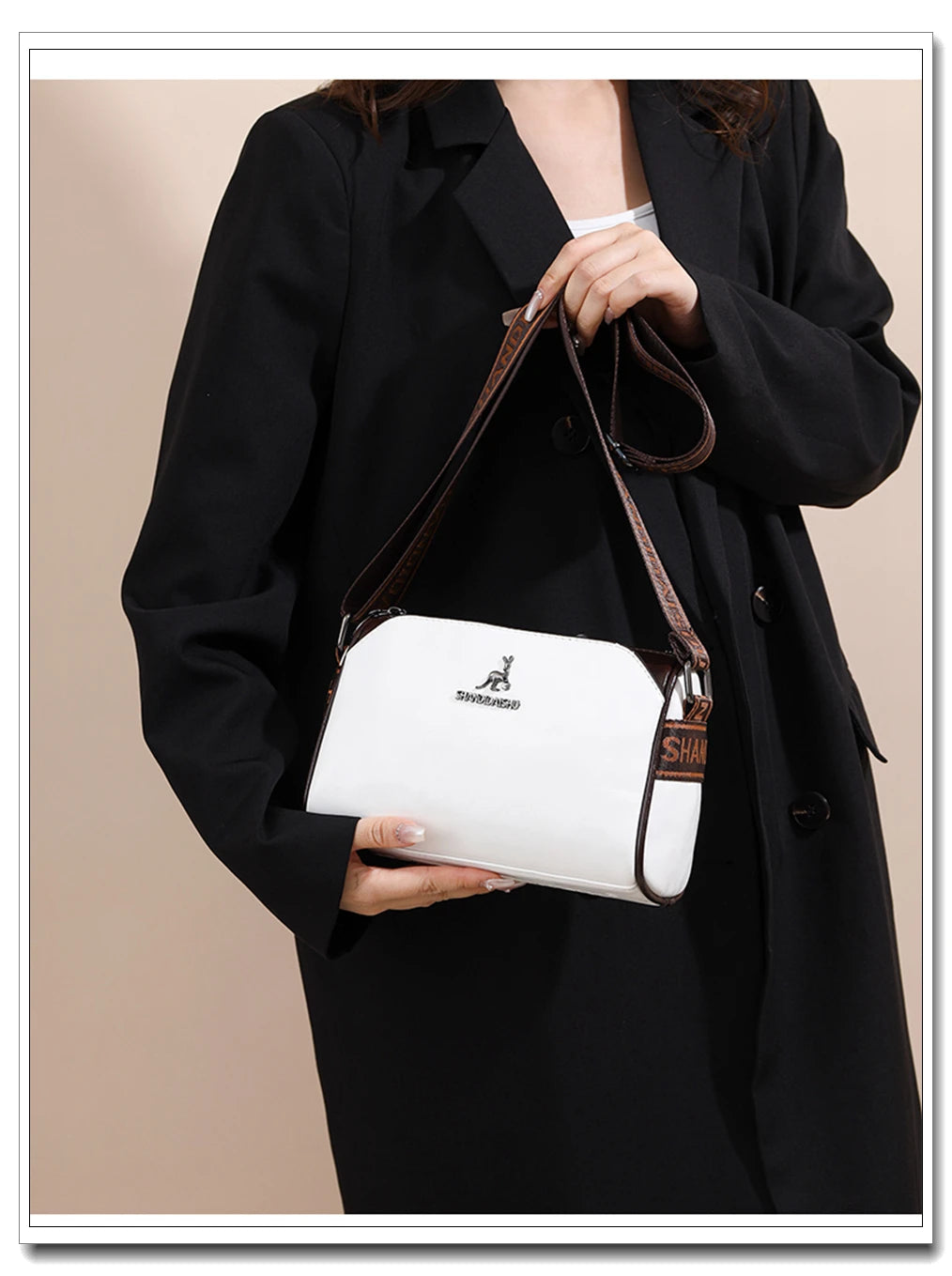 New Fashion Women's Genuine Leather Shoulder Bag Luxury Designer Handbag Brand Crossbody Bolsas For Girl Bags Messenger Bags Sac