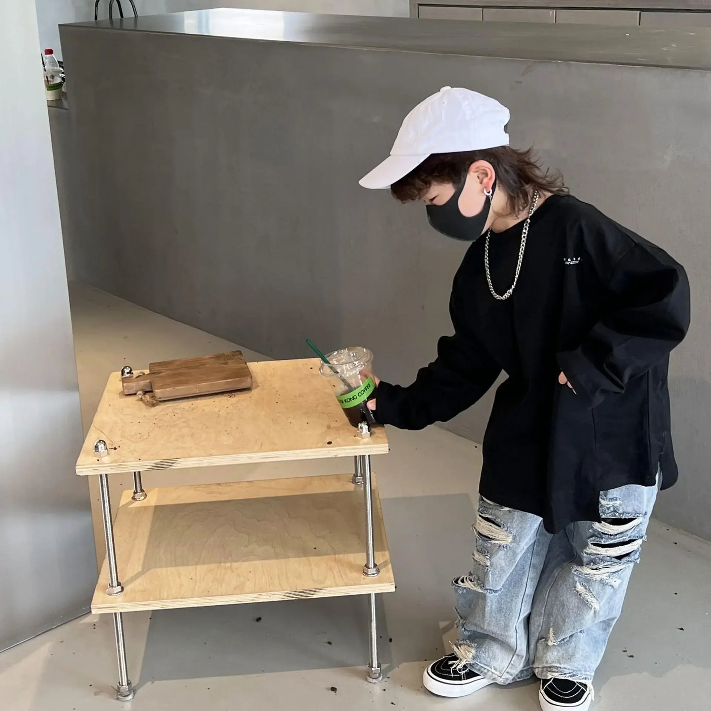 Spring Autumn Kids Baby Boys Cowboy Children's Clothing Jeans Casual Kids Baby Boys Ripped Children Jeans