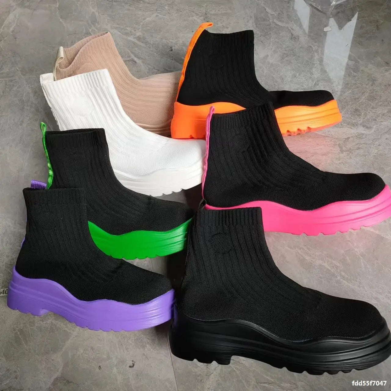 Breathable Spring Fashion Women's Shoes Casual Wedges Platform Ankle Boots Eye Catching Goth Boot Style for Women