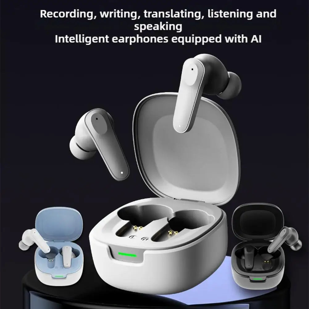 Translation Earphones Speech Sync Translation Bluetooth Meeting Earphones Multi Sport Language Business Earphones Ai Wirele G7w0