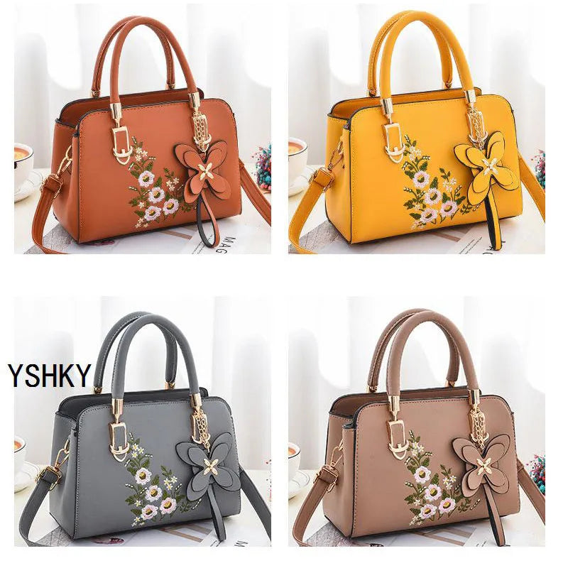 Woman shoulder bag Large capacity Handbag for Women Crossbody bag Lychee pattern Portable bucket bag ladies messenger bags