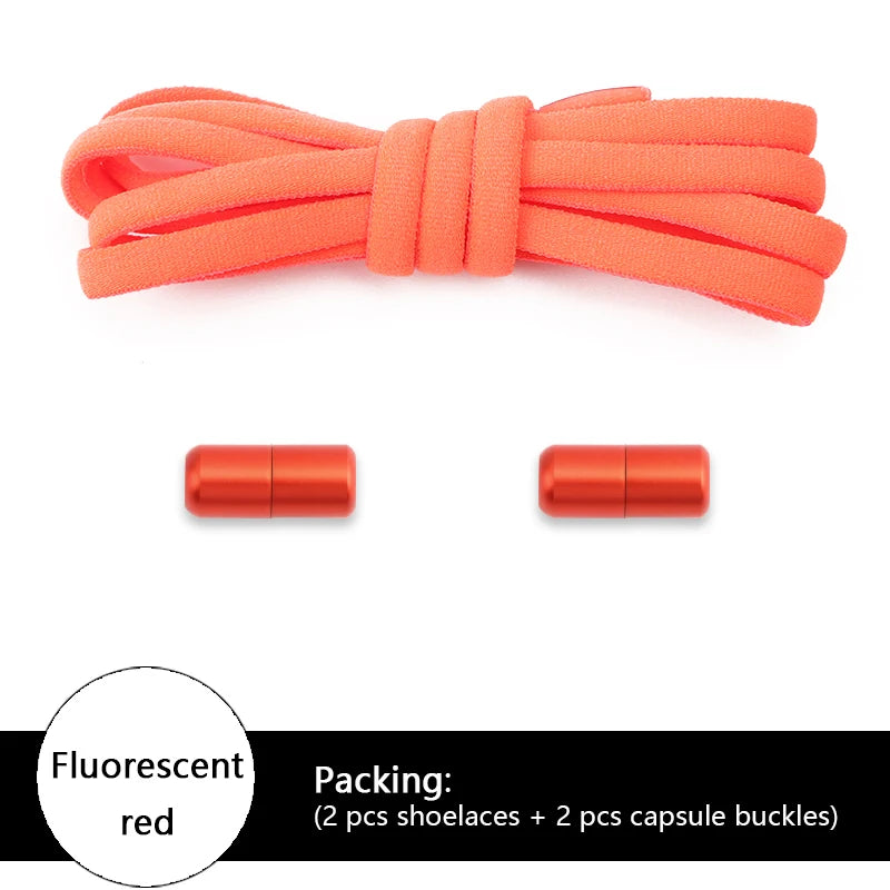 Elastic Shoelaces 21 Color Options No Tie Needed for Sneakers Children and Adults Eye Catching Lazy Shoes Lace Accessories