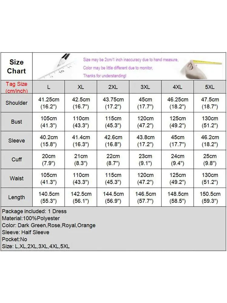 VONDA 2024 Elegant Women Satin Long Dress Autumn Maxi Sundress Elegant O-Neck 3/4 Bat Sleeve Casual Vestido Party Robe Oversize