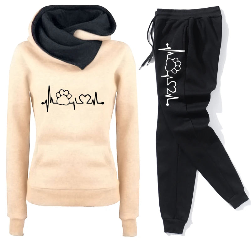 Casual Women's Suit Hot Sales Full Sets Daily Printing Sports Comfortable Gym Fashion High-quality 2024 Jogging Hoodies Outdoors