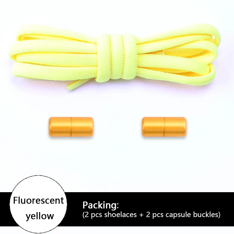 Elastic Shoelaces 21 Color Options No Tie Needed for Sneakers Children and Adults Eye Catching Lazy Shoes Lace Accessories