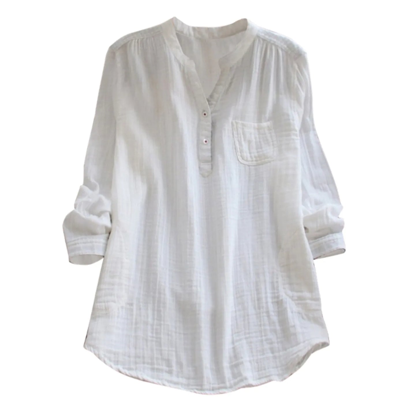 Plus Size 5XL Vintage Cotton Linen Shirts Blouses Autumn Casual Loose White Shirt Long Sleeved Oversize Women Shirts And Blouses