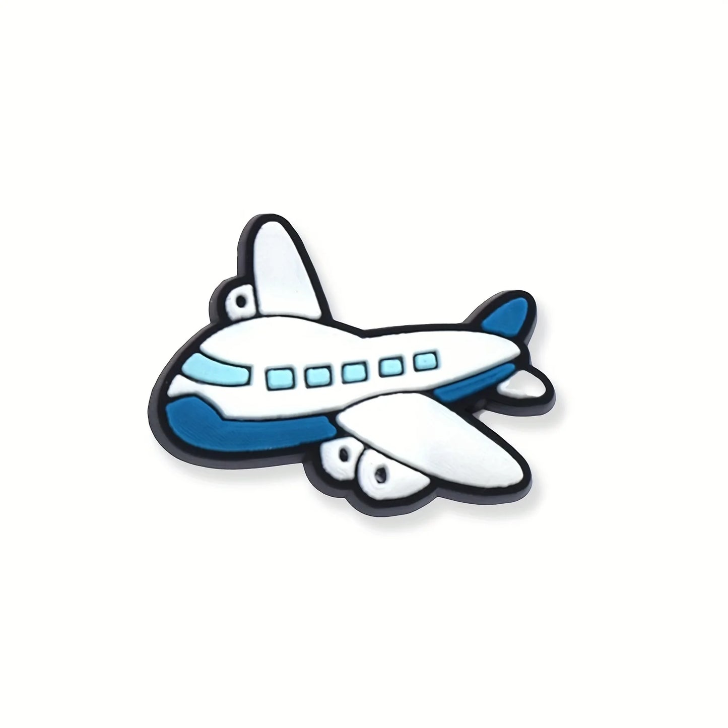 16pcs Crocs Charms Airplane Designs Replacement Ornaments Fun Foam Slipper Accessories for Clog Shoes