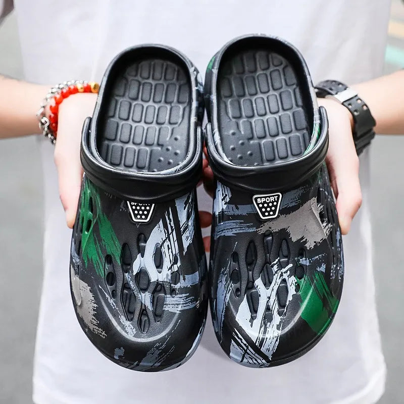 New Men Beach Sandals Outdoor Fishing Sandals Desingner EVA Summer Garden Clogs Men Sandal Outdoor Slippers Big Size 46 47 48 49