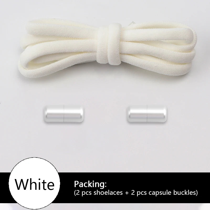 Elastic Shoelaces 21 Color Options No Tie Needed for Sneakers Children and Adults Eye Catching Lazy Shoes Lace Accessories